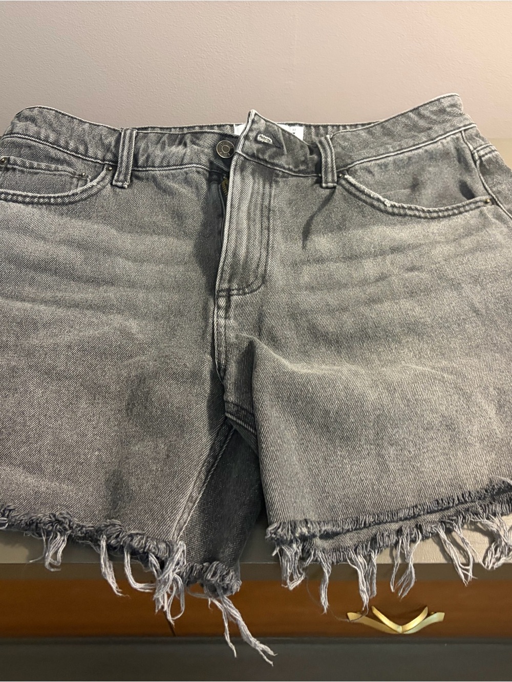 Twik women's grey jean shorts